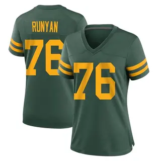 Jon Runyan Green Bay Packers Women's Game Alternate Nike Jersey - Green