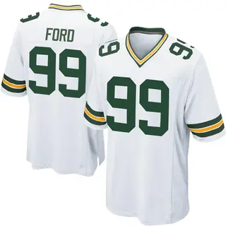 Jonathan Ford Green Bay Packers Men's Game Nike Jersey - White