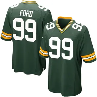 Jonathan Ford Green Bay Packers Men's Game Team Color Nike Jersey - Green