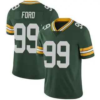 Jonathan Ford Green Bay Packers Men's Limited Team Color Vapor Untouchable Nike Jersey - Green