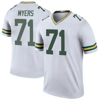 Josh Myers Green Bay Packers Men's Color Rush Legend Nike Jersey - White