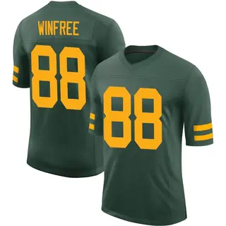 Juwann Winfree Green Bay Packers Men's Limited Alternate Vapor Nike Jersey - Green