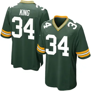 Kalen King Green Bay Packers Men's Game Team Color Nike Jersey - Green