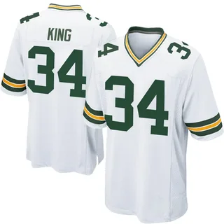 Kalen King Green Bay Packers Youth Game Nike Jersey - White
