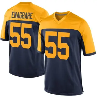 Kingsley Enagbare Green Bay Packers Men's Game Alternate Nike Jersey - Navy