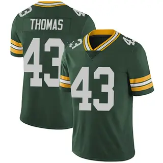 Kiondre Thomas Green Bay Packers Men's Limited Team Color Vapor Untouchable Nike Jersey - Green