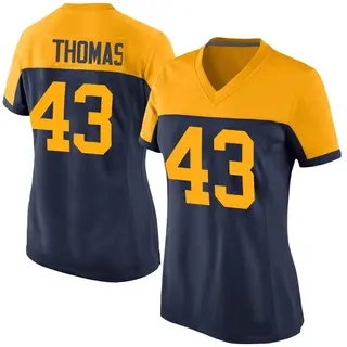 Kiondre Thomas Green Bay Packers Women's Game Alternate Nike Jersey - Navy