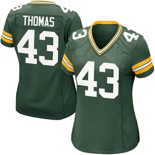 Kiondre Thomas Green Bay Packers Women's Game Team Color Nike Jersey - Green