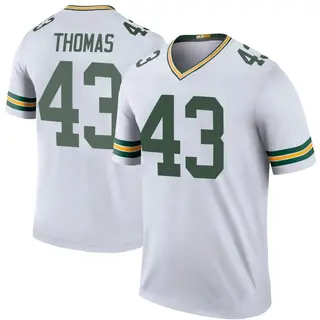 Kiondre Thomas Green Bay Packers Youth Color Rush Legend Nike Jersey - White