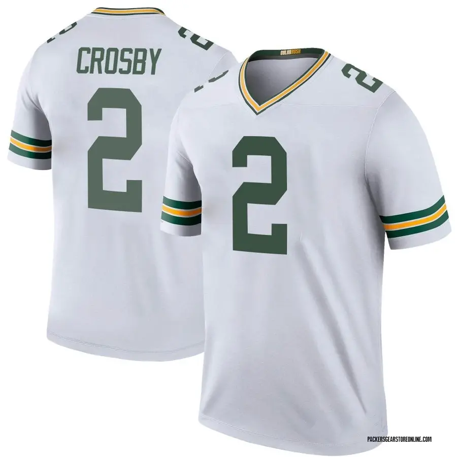 Mason Crosby Green Bay Packers Men's Color Rush Legend Jersey - White