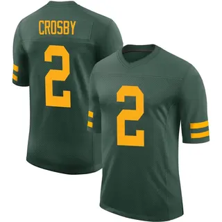 Mason Crosby Green Bay Packers Men's Limited Alternate Vapor Nike Jersey - Green