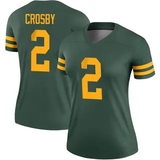 Mason Crosby Green Bay Packers Women's Legend Alternate Nike Jersey - Green