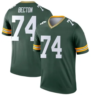 Mekhi Becton Green Bay Packers Men's Legend Nike Jersey - Green