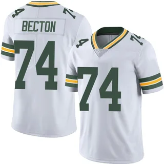 Mekhi Becton Green Bay Packers Men's Limited Vapor Untouchable Nike Jersey - White