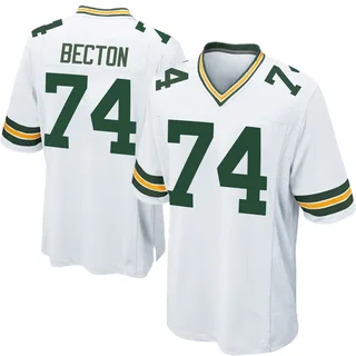 Mekhi Becton Green Bay Packers Youth Game Nike Jersey - White