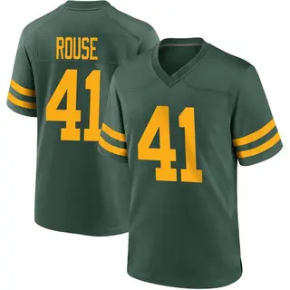 Nydair Rouse Green Bay Packers Men's Game Alternate Nike Jersey - Green