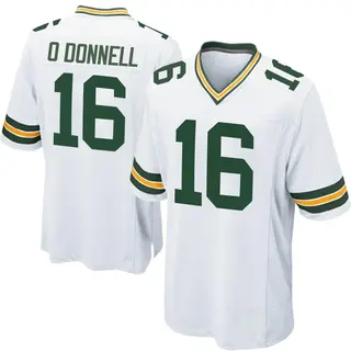 Pat O'Donnell Green Bay Packers Men's Game Nike Jersey - White