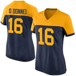 Pat O'Donnell Green Bay Packers Women's Game Alternate Nike Jersey - Navy