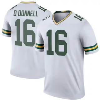 Pat O'Donnell Green Bay Packers Youth Color Rush Legend Nike Jersey - White