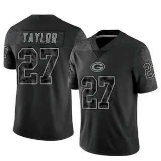 Patrick Taylor Green Bay Packers Men's Limited Reflective Nike Jersey - Black