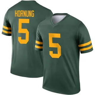 Paul Hornung Green Bay Packers Men's Legend Alternate Nike Jersey - Green