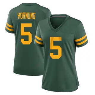 Paul Hornung Green Bay Packers Women's Game Alternate Nike Jersey - Green