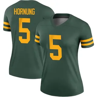 Paul Hornung Green Bay Packers Women's Legend Alternate Nike Jersey - Green