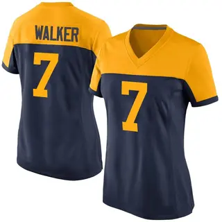 Quay Walker Green Bay Packers Women's Game Alternate Nike Jersey - Navy
