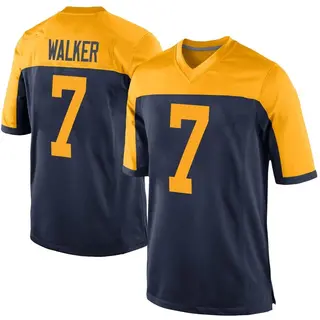 Quay Walker Green Bay Packers Youth Game Alternate Nike Jersey - Navy