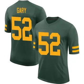 Rashan Gary Green Bay Packers Men's Limited Alternate Vapor Nike Jersey - Green