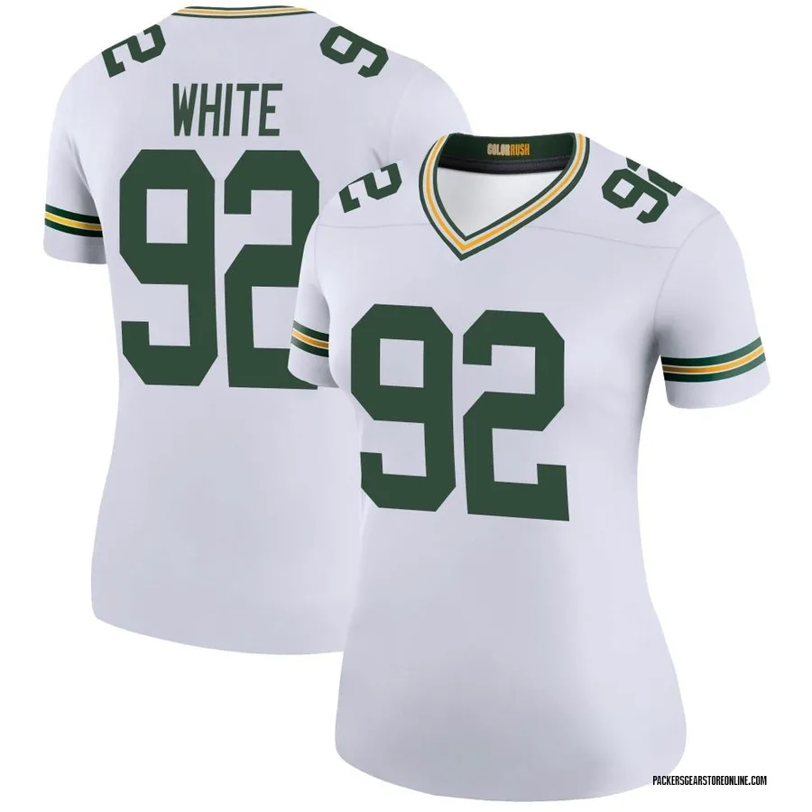 Reggie White Green Bay Packers Women S Color Rush Legend Nike Jersey White