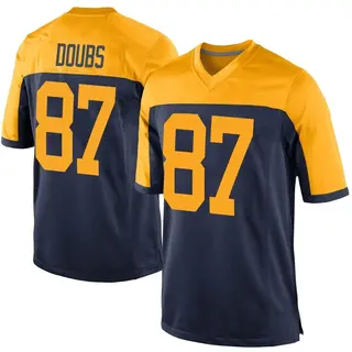 Romeo Doubs Green Bay Packers Youth Game Alternate Nike Jersey - Navy