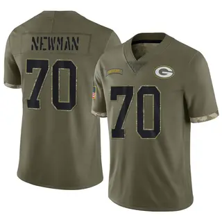 Royce Newman Green Bay Packers Men's Limited 2022 Salute To Service Nike Jersey - Olive
