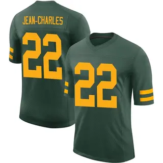 Shemar Jean-Charles Green Bay Packers Men's Limited Alternate Vapor Nike Jersey - Green