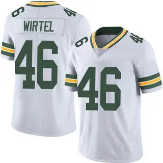 Steven Wirtel Green Bay Packers Men's Limited Vapor Untouchable Nike Jersey - White