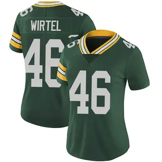 Steven Wirtel Green Bay Packers Women's Limited Team Color Vapor Untouchable Nike Jersey - Green