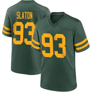 T.J. Slaton Green Bay Packers Men's Game Alternate Nike Jersey - Green