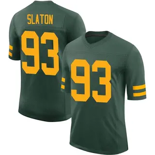 T.J. Slaton Green Bay Packers Men's Limited Alternate Vapor Nike Jersey - Green