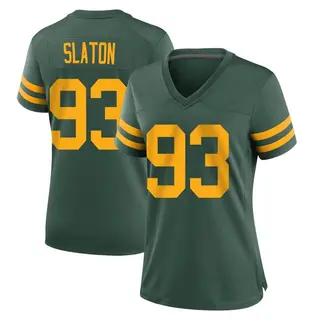 T.J. Slaton Green Bay Packers Women's Game Alternate Nike Jersey - Green
