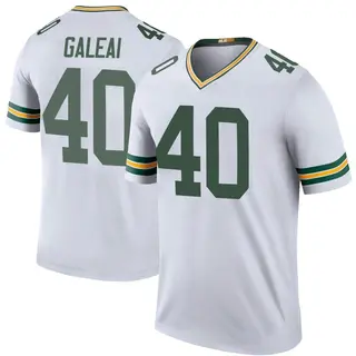 Tipa Galeai Green Bay Packers Men's Color Rush Legend Nike Jersey - White