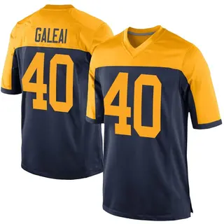 Tipa Galeai Green Bay Packers Men's Game Alternate Nike Jersey - Navy