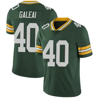 Tipa Galeai Green Bay Packers Men's Limited Team Color Vapor Untouchable Nike Jersey - Green