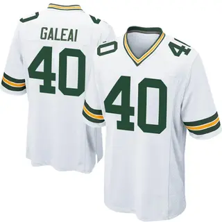 Tipa Galeai Green Bay Packers Youth Game Nike Jersey - White
